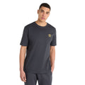 Collegiate Blue-Blazing Orange - Lifestyle - Umbro Mens Core Small Logo T-Shirt
