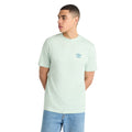 Subtle Green-Lyons Blue - Lifestyle - Umbro Mens Core Small Logo T-Shirt