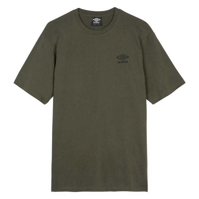 Forest Night-Black - Front - Umbro Mens Core Small Logo T-Shirt