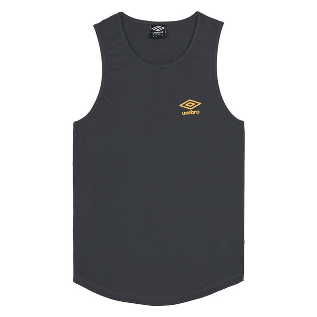 Collegiate Blue-Blazing Orange - Front - Umbro Mens Core Tank Top