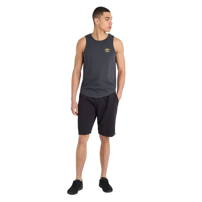 Collegiate Blue-Blazing Orange - Pack Shot - Umbro Mens Core Tank Top