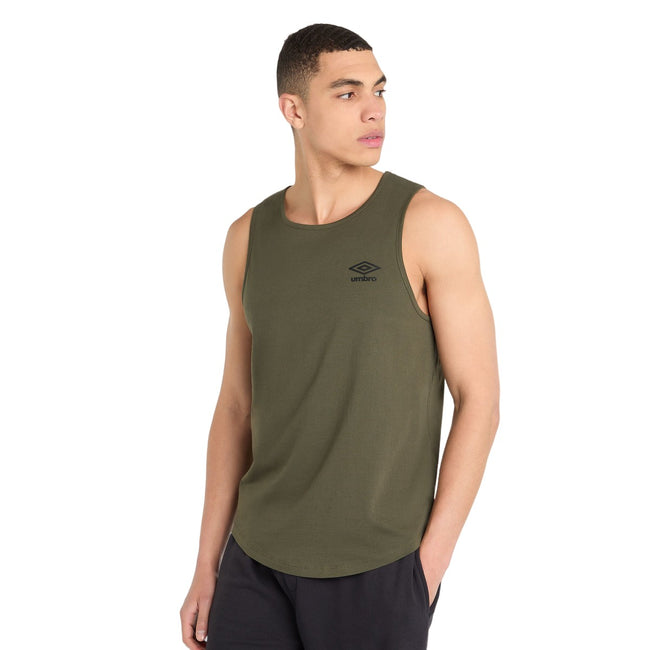 Forest Night-Black - Lifestyle - Umbro Mens Core Tank Top