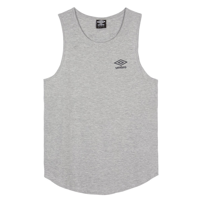 Collegiate Blue-Gray Marl - Front - Umbro Mens Core Tank Top