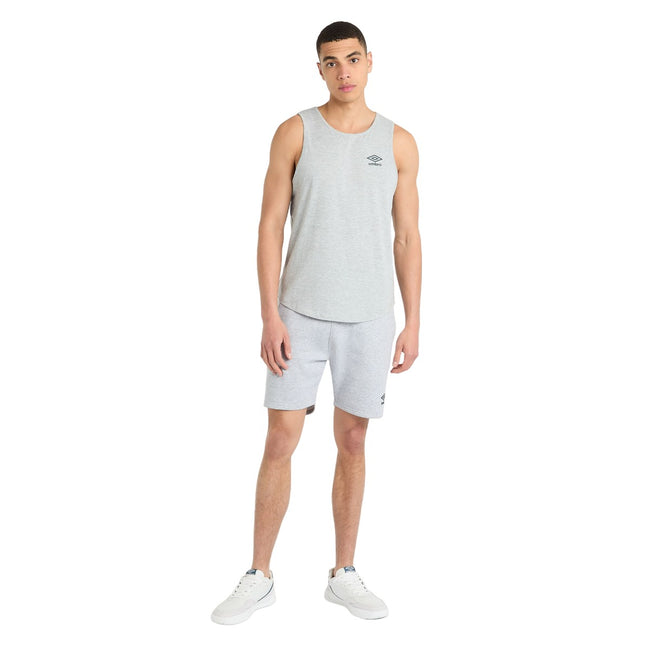 Collegiate Blue-Gray Marl - Pack Shot - Umbro Mens Core Tank Top