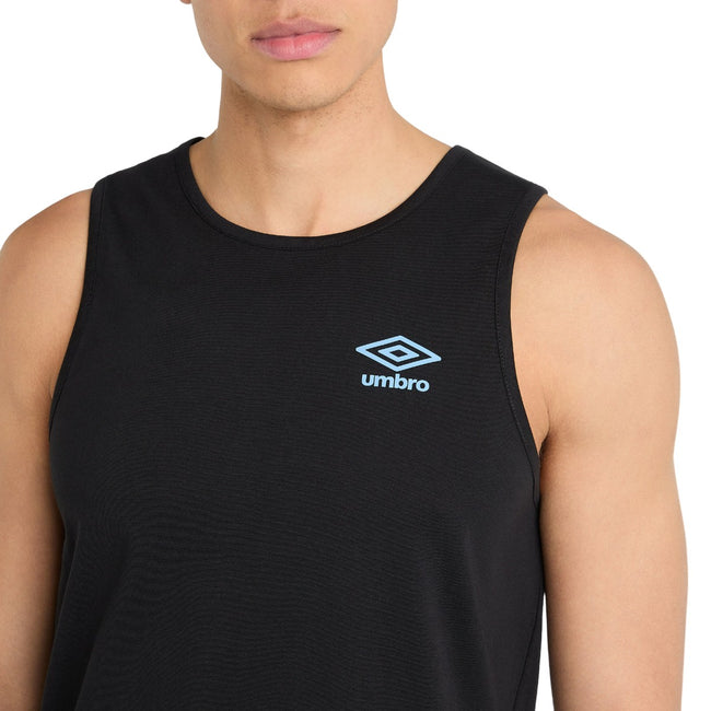 Black-Allure - Side - Umbro Mens Core Tank Top