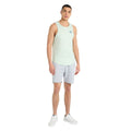 Subtle Green-Lyons Blue - Pack Shot - Umbro Mens Core Tank Top