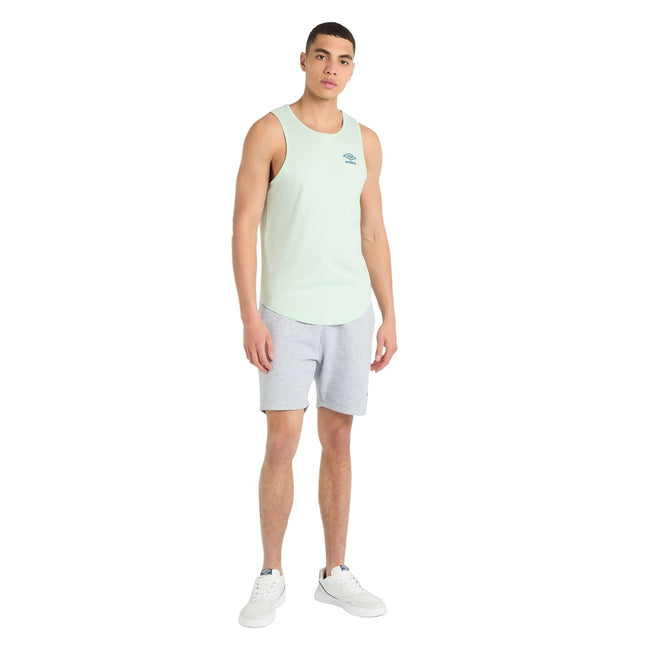 Subtle Green-Lyons Blue - Pack Shot - Umbro Mens Core Tank Top