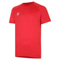 Vermillion - Front - Umbro Childrens-Kids Raglan Rugby Drill Top