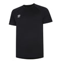 Black - Front - Umbro Childrens-Kids Raglan Rugby Drill Top