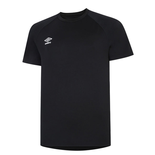 Black - Front - Umbro Childrens-Kids Raglan Rugby Drill Top