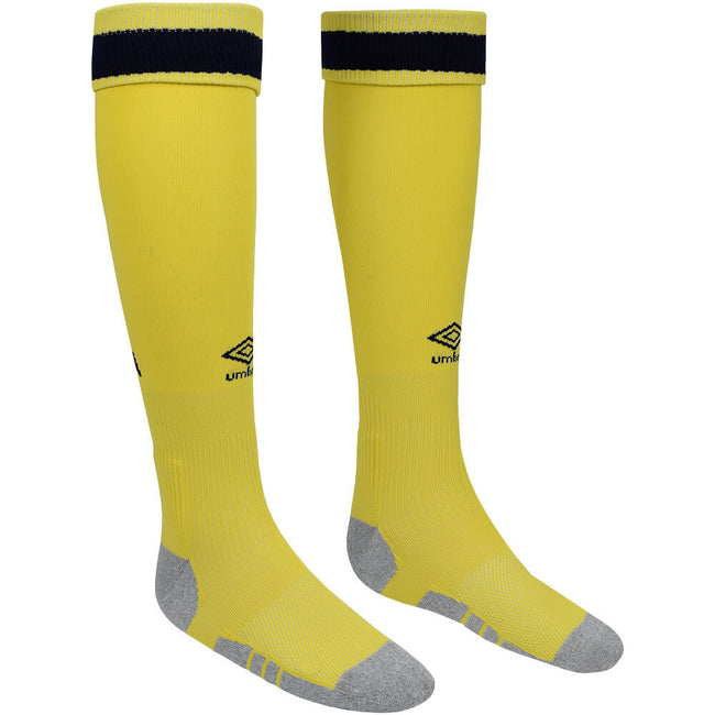 Yellow-Gray-Black - Side - Umbro Mens 23-24 AFC Bournemouth Third Socks