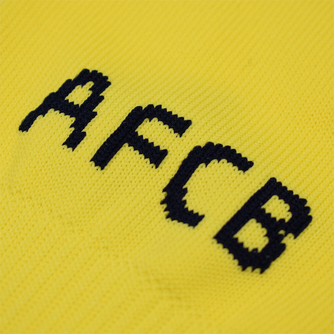 Yellow-Gray-Black - Pack Shot - Umbro Mens 23-24 AFC Bournemouth Third Socks