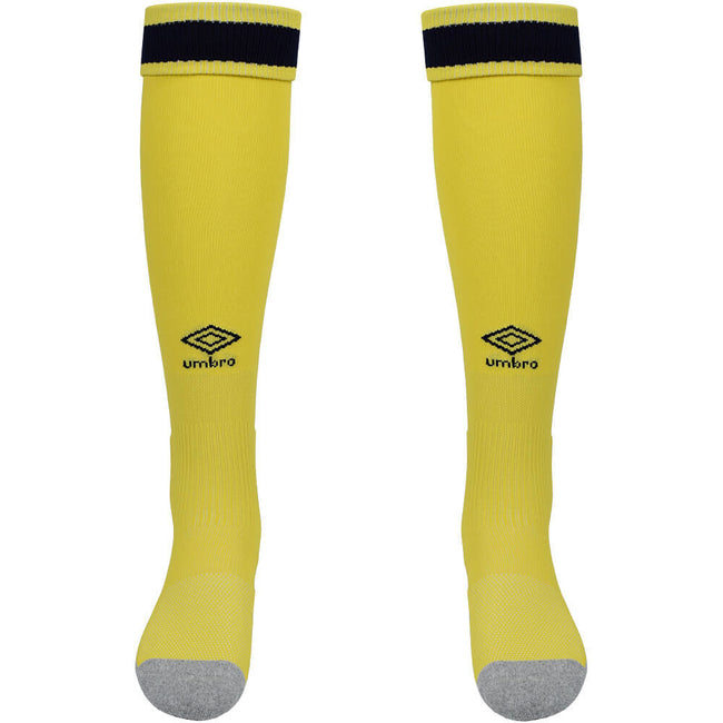 Yellow-Gray-Black - Front - Umbro Mens 23-24 AFC Bournemouth Third Socks