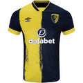 Yellow-Navy Blue-White - Front - Umbro Mens 23-24 AFC Bournemouth Third Jersey