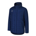Navy - Front - Umbro Mens Bench Padded Jacket