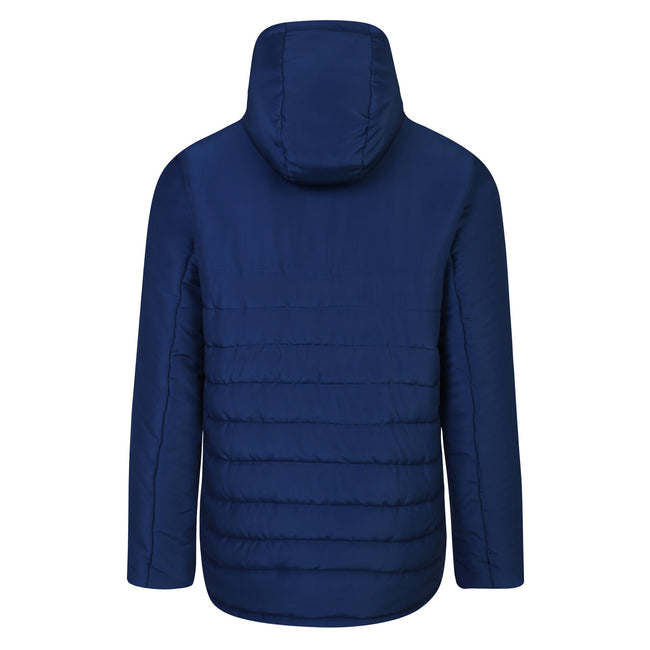 Navy - Back - Umbro Mens Bench Padded Jacket