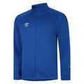 Royal Blue-White - Front - Umbro Childrens-Kids Total Training Knitted Track Jacket