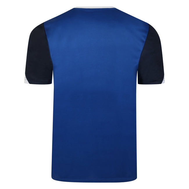 Royal Blue-Dark Navy-White - Back - Umbro Childrens-Kids Total Training Jersey