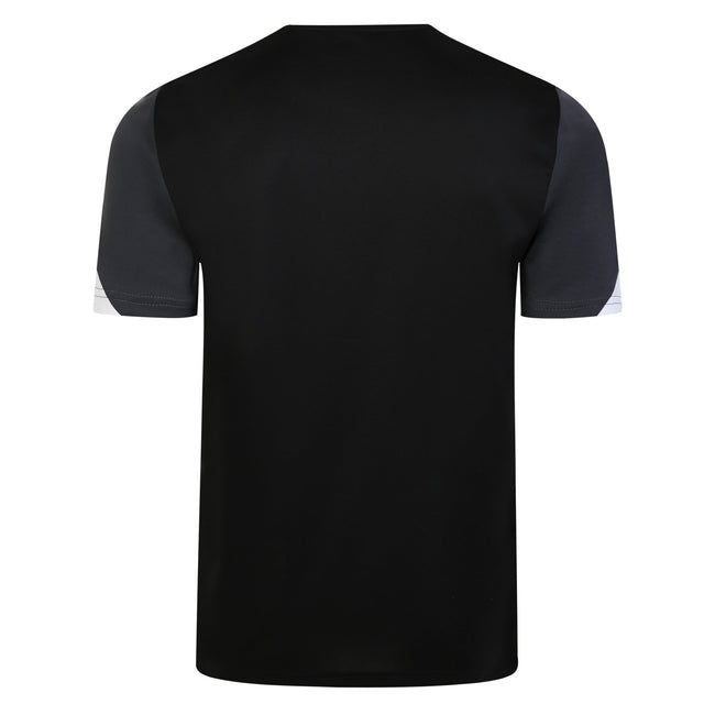 Black-White-Carbon - Back - Umbro Childrens-Kids Total Training Jersey
