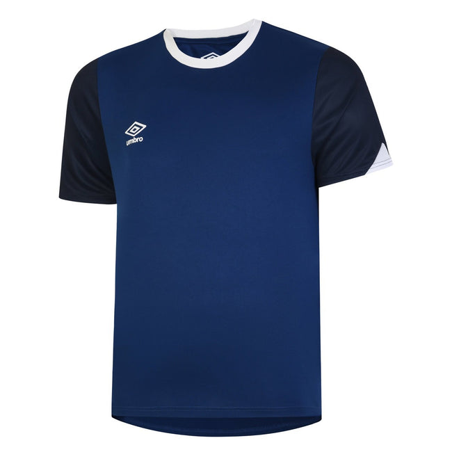Navy-Dark Navy-White - Front - Umbro Mens Total Training Jersey