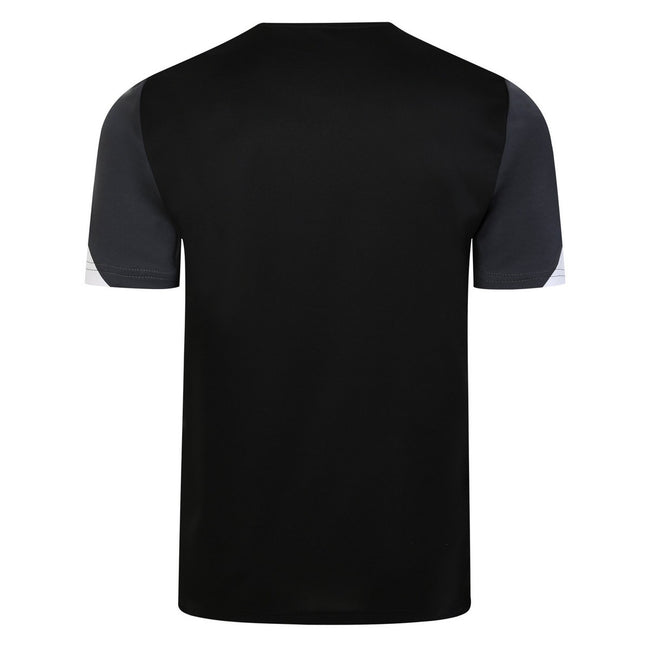 Black-White-Carbon - Back - Umbro Mens Total Training Jersey