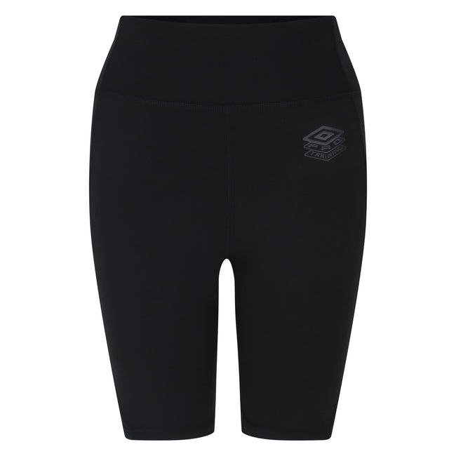 Black - Front - Umbro Womens-Ladies Pro Training Cycling Shorts