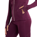 Potent Purple-Mauve Shadow - Side - Umbro Womens-Ladies Pro Training Jacket