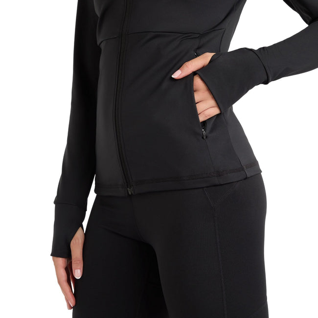 Black - Side - Umbro Womens-Ladies Pro Training Jacket