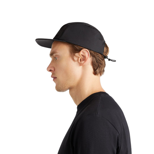 Black-Woodland Grey - Side - Umbro Mens City Silo Baseball Cap