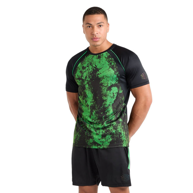 Black-Andean Toucan - Lifestyle - Umbro Mens Pro Elite Graphic Print Training Jersey
