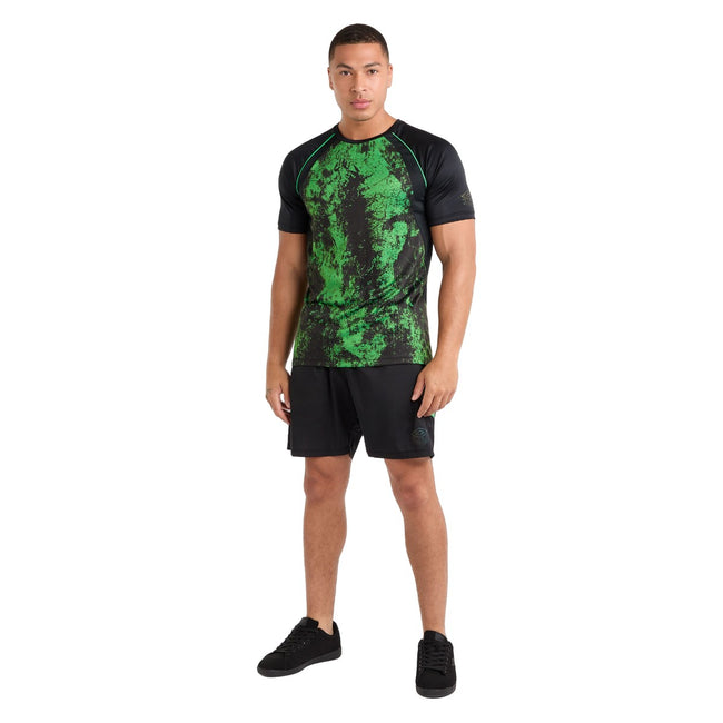 Black-Andean Toucan - Pack Shot - Umbro Mens Pro Elite Graphic Print Training Jersey