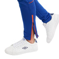 Deep Surf-Vermillion Orange - Side - Umbro Mens Pro Polyester Training Sweatpants