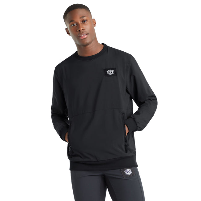 Black - Pack Shot - Umbro Mens Pro Training Sweatshirt