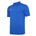 Royal Blue-White - Front - Umbro Mens Essential Polo Shirt