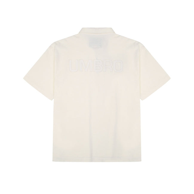 Off White - Back - Umbro Mens Nigel Cabourn Polo Shirt