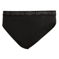 Black - Back - Umbro Mens Plain Briefs (Pack of 3)