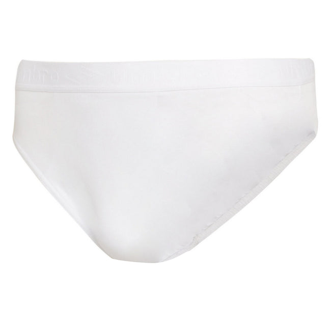 White - Front - Umbro Mens Plain Briefs (Pack of 3)