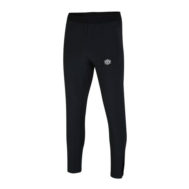 Black - Front - Umbro Mens Pro Presentation Training Tracksuit Bottoms
