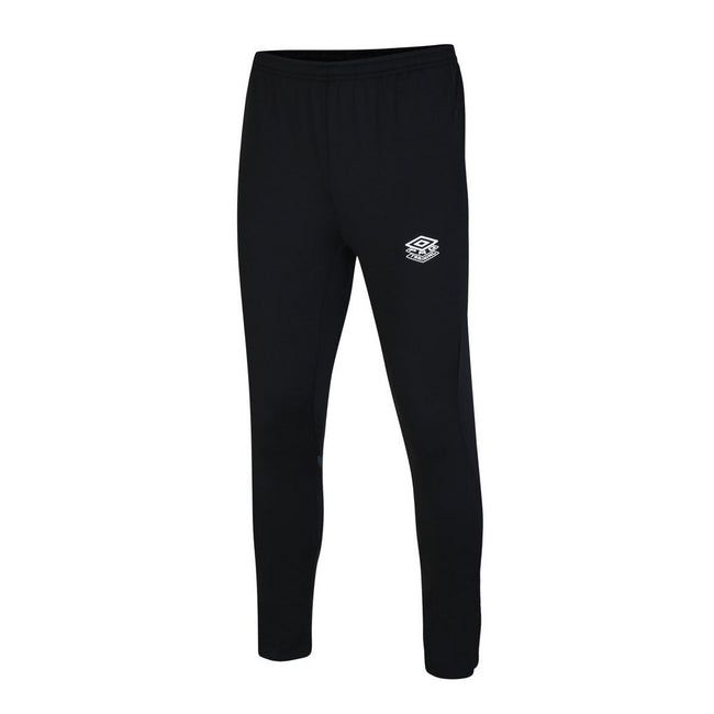 Black-Phantom Grey-Stargazer - Front - Umbro Mens Pro Training Tracksuit Bottoms