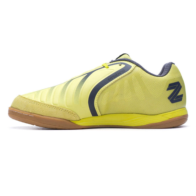 Limeade Yellow - Side - Umbro Mens Sala Brz Pro Leather Sneakers