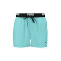 Electric Mint - Front - Puma Mens Repeat Logo Swimming Shorts