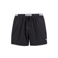 Black - Front - Puma Mens Repeat Logo Swimming Shorts