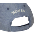 Blue - Side - Foxbury Childrens Girls Unicorn Baseball Cap