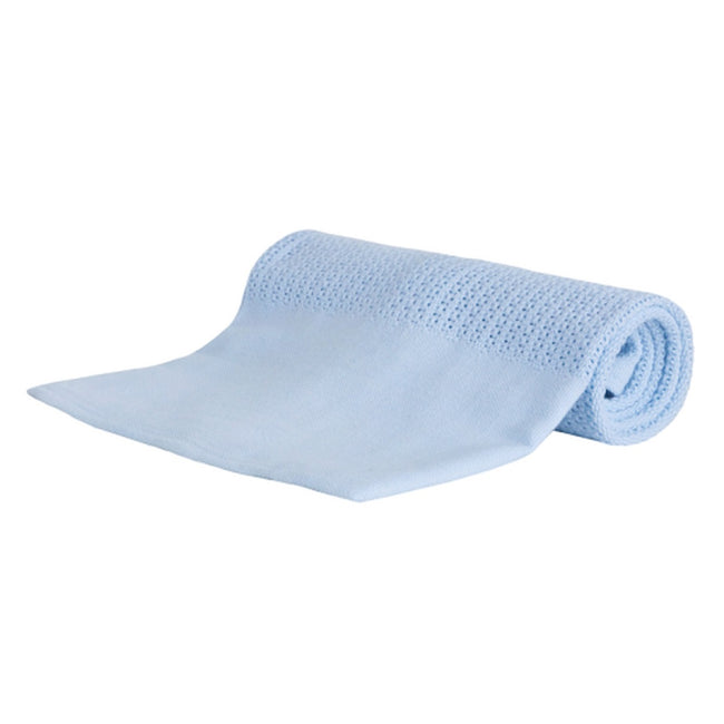 Sky Blue - Front - Baby Town Blanket