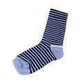 Blue - Back - Timberland Womens-Ladies Premium Wool Striped Socks