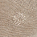 Moss - Back - Timberland Mens Cotton Flat Knit Long Socks