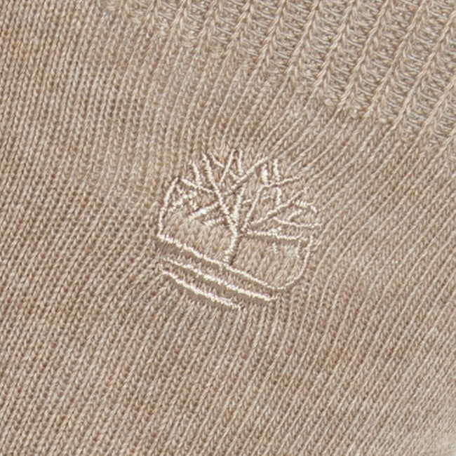 Moss - Back - Timberland Mens Cotton Flat Knit Long Socks