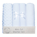 Sky Blue - Front - Snuggle Baby Mini Cot Starter Set (4 Pieces)