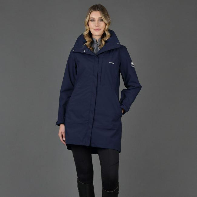 Ink Navy - Close up - Weatherbeeta Womens-Ladies Everly Jacket