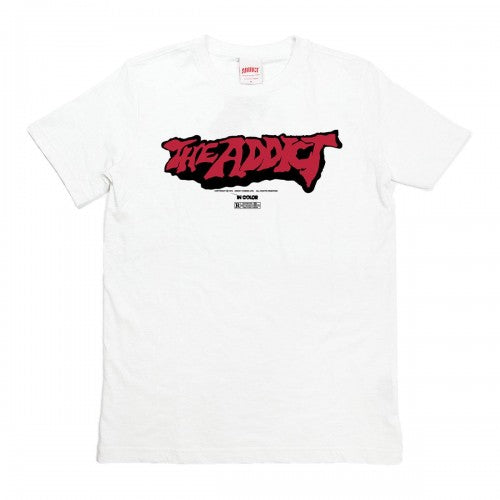 Front - Addict Mens Printed Cotton T-Shirt